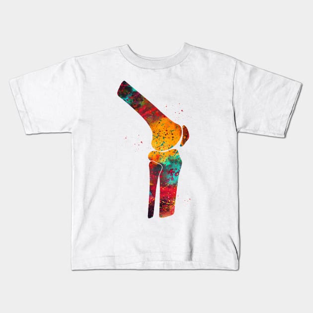 Knee Kids T-Shirt by erzebeth